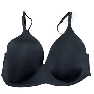 Soma Vanishing 360 Wireless Women's 34D T Shirt Bra Comfort Black Smooth NEW